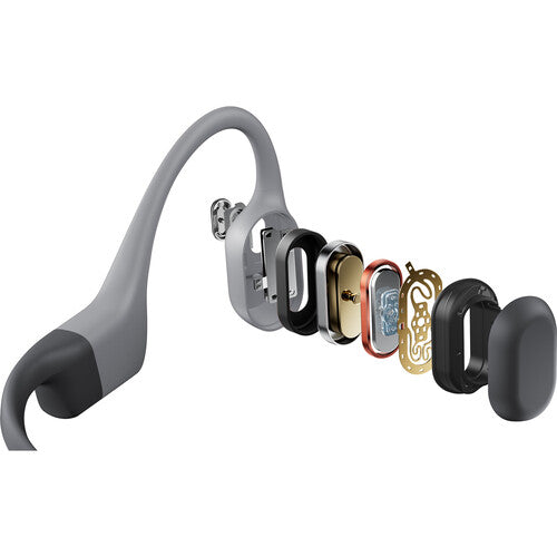 SHOKZ OpenSwim Pro Bone-Conduction Open-Ear Sport Headphones (Gray)