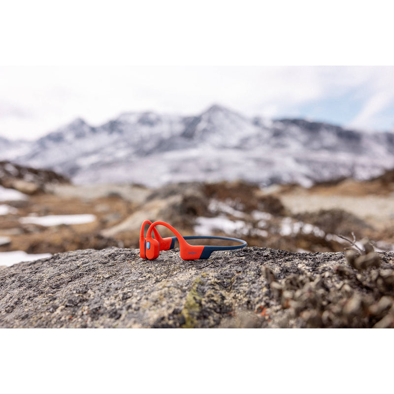 SHOKZ OpenSwim Pro Bone-Conduction Open-Ear Sport Headphones (Red)