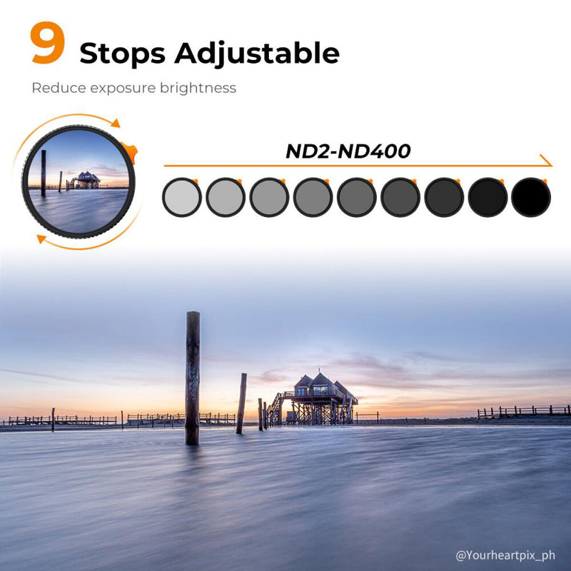 K&F Concept Nano-X Variable ND Filter (49mm, 1 to 9-Stop)