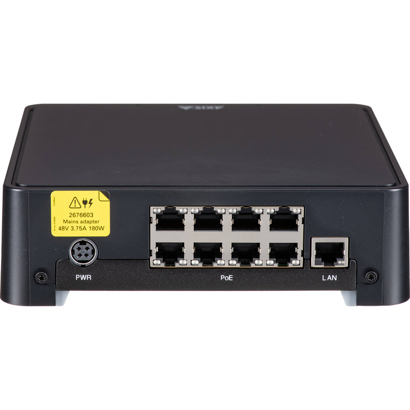 Axis Communications S3008 Mk II Recorder 8-Channel 4K NVR with 4TB HDD