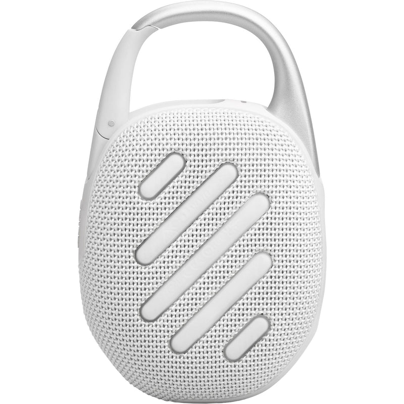 JBL Clip 5 Portable Waterproof Wireless Speaker (White)
