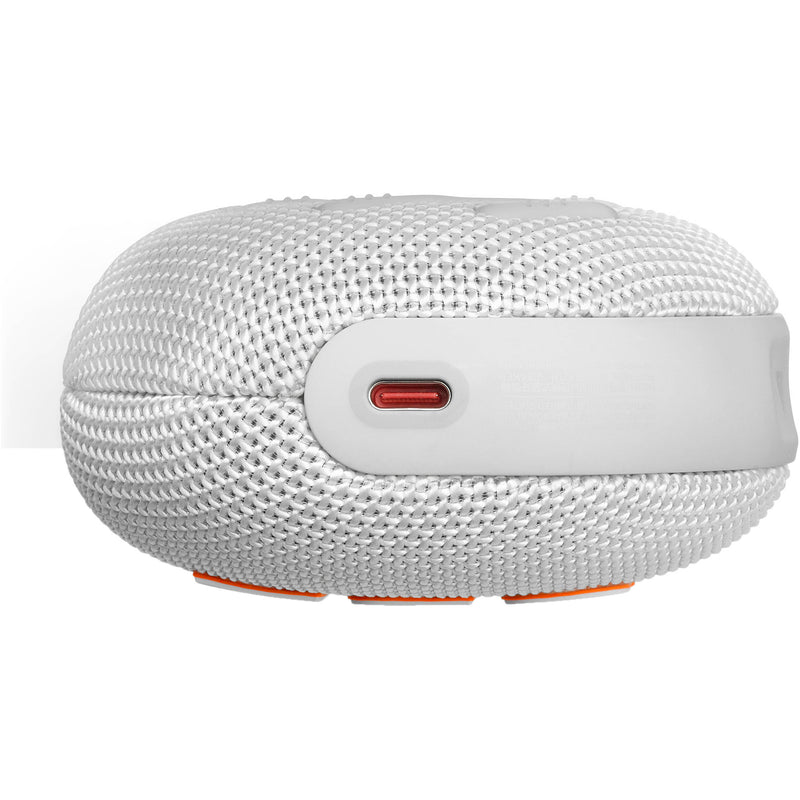 JBL Clip 5 Portable Waterproof Wireless Speaker (White)