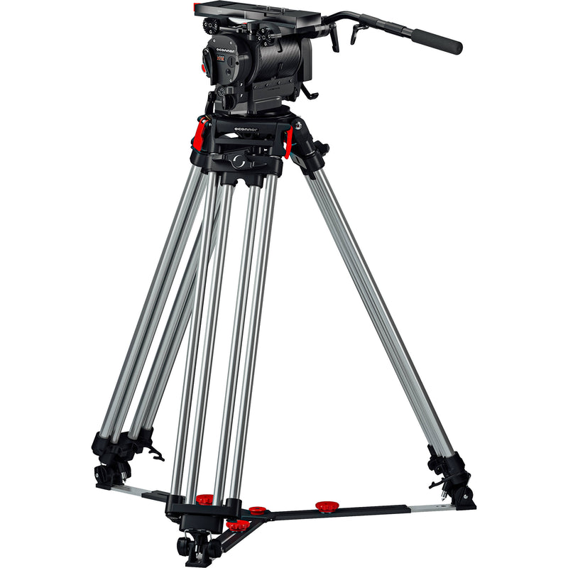 OConnor 2575E Head & 150mm Cine Tripod System with Floor Spreader