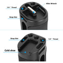 CAMVATE Univeral Side Handle with Dual 1/4"-20 Screw Mount (Black)