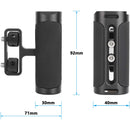 CAMVATE Univeral Side Handle with Dual 1/4"-20 Screw Mount (Black)