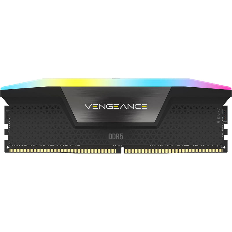 Corsair 64GB VENGEANCE RGB DDR5 6400MT/s DIMM Memory Kit (Black, 2 x 32GB)