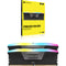 Corsair 64GB VENGEANCE RGB DDR5 6400MT/s DIMM Memory Kit (Black, 2 x 32GB)