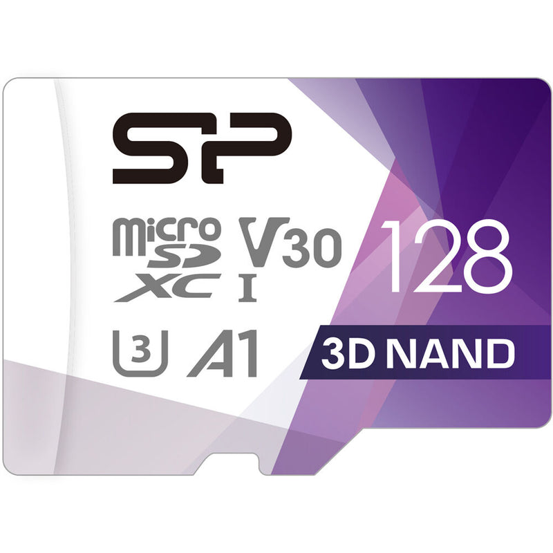 Silicon Power 128GB Superior Pro UHS-I microSDXC Memory Card