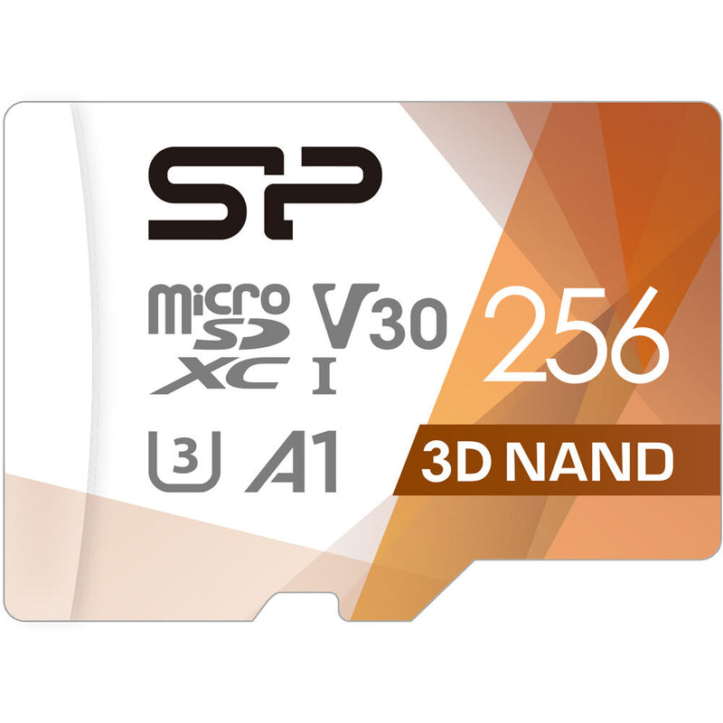 Silicon Power 256GB Superior Pro UHS-I microSDXC Memory Card