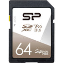Silicon Power 64GB Superior Pro UHS-II SDXC Memory Card