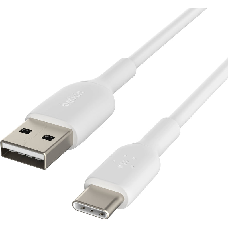 Belkin BoostCharge USB-A to USB-C Cable (3.3', White, 2-Pack)