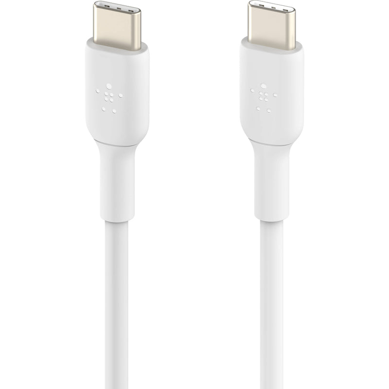 Belkin BoostCharge 60W USB-C Cable (3.3', White, 2-Pack)