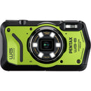Ricoh PENTAX WG-8 Digital Camera with Complete Starter Bundle (Green)