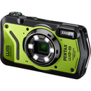 Ricoh PENTAX WG-8 Digital Camera with Complete Starter Bundle (Green)
