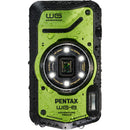 Ricoh PENTAX WG-8 Digital Camera with Complete Starter Bundle (Green)