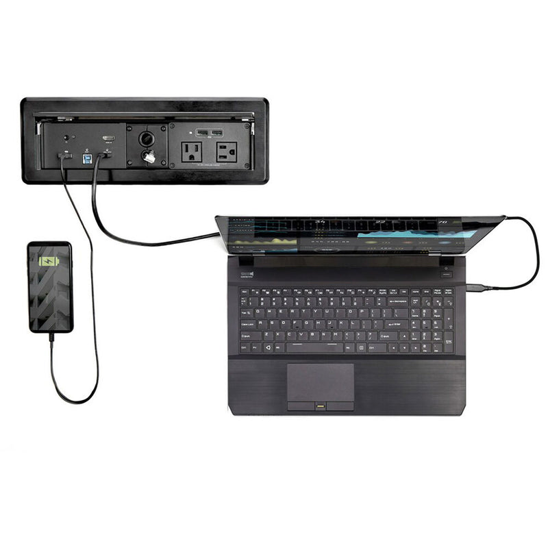 StarTech Laptop Docking Module with USB-C Power Delivery for Conference Table Connectivity Box