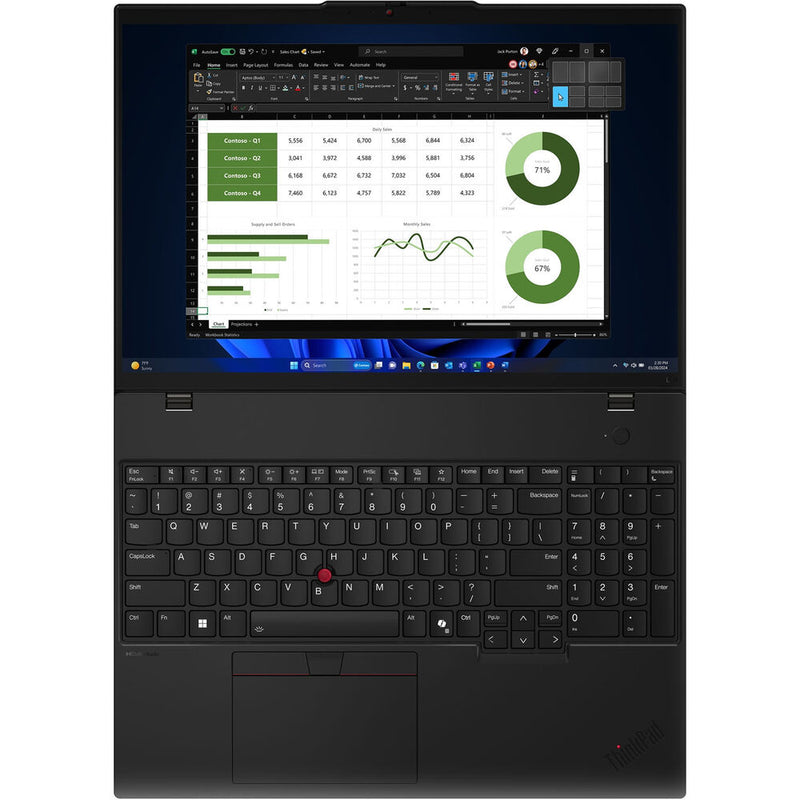 Lenovo 16" ThinkPad L16 Gen 1 Laptop (Black)