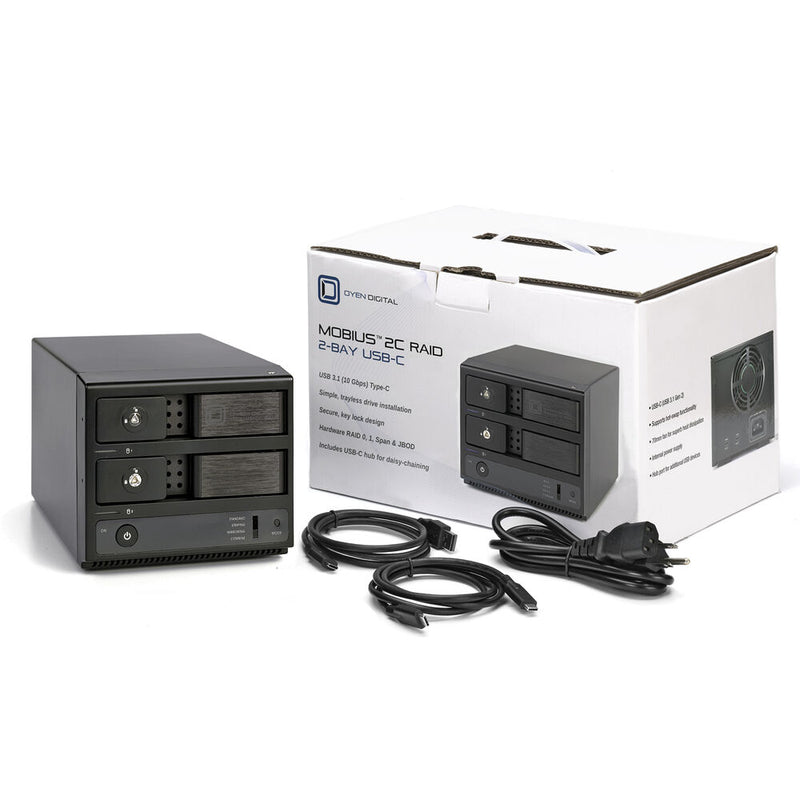 Oyen Digital Mobius 2C 2-Bay USB 3.2 Gen 2 RAID Enclosure