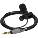 RODE SmartLav+ Lavalier Condenser Microphone with Outdoor Kit for Smartphones