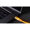 Tether Tools TetherPro USB-C Straight to Right-Angled Cable (31', High Visibility Orange)