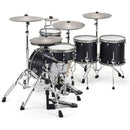 E F NOTE 5X Acoustic Designed 5-Piece Electronic Drum Kit (Black Oak)