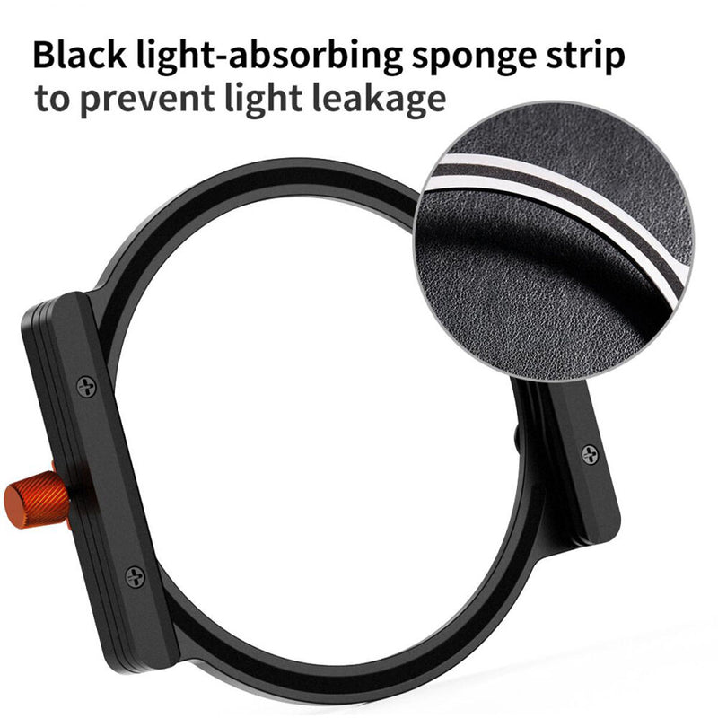 K&F Concept Square Filter Metal Holder with Adapter Ring Set (100mm)