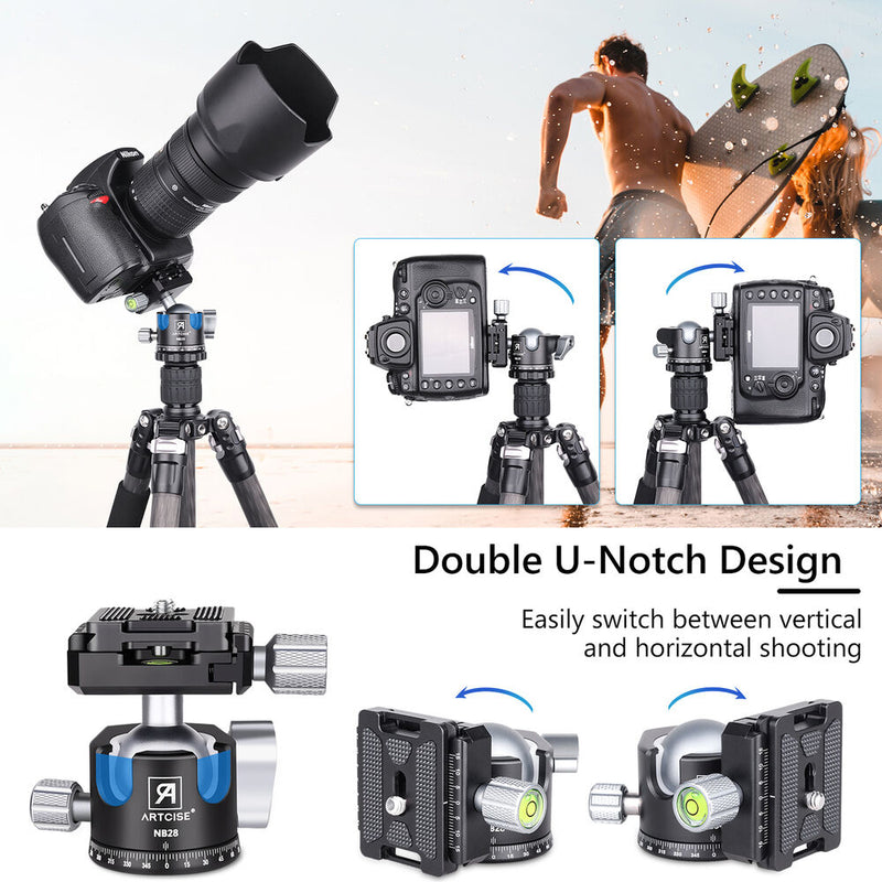 ARTCISE NB28 Low-Profile Ball Head