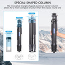 ARTCISE NS30C Compact Portable Tripod with VH03 Fluid Head, Pan Head & Center Column