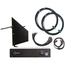 RF Venue Diversity Fin Wall-Mount Antenna & DISTRO5 5-Channel UHF Distribution System Bundle (Black, 470 to 698 MHz)