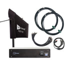 RF Venue Stand-Mount Diversity Fin Antenna & DISTRO5 5-Channel UHF Distribution System Bundle (470 to 698 MHz)