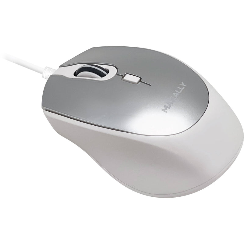 Macally USB-C Wired Mouse with Scroll (Aluminum)