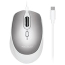 Macally USB-C Wired Mouse with Scroll (Aluminum)