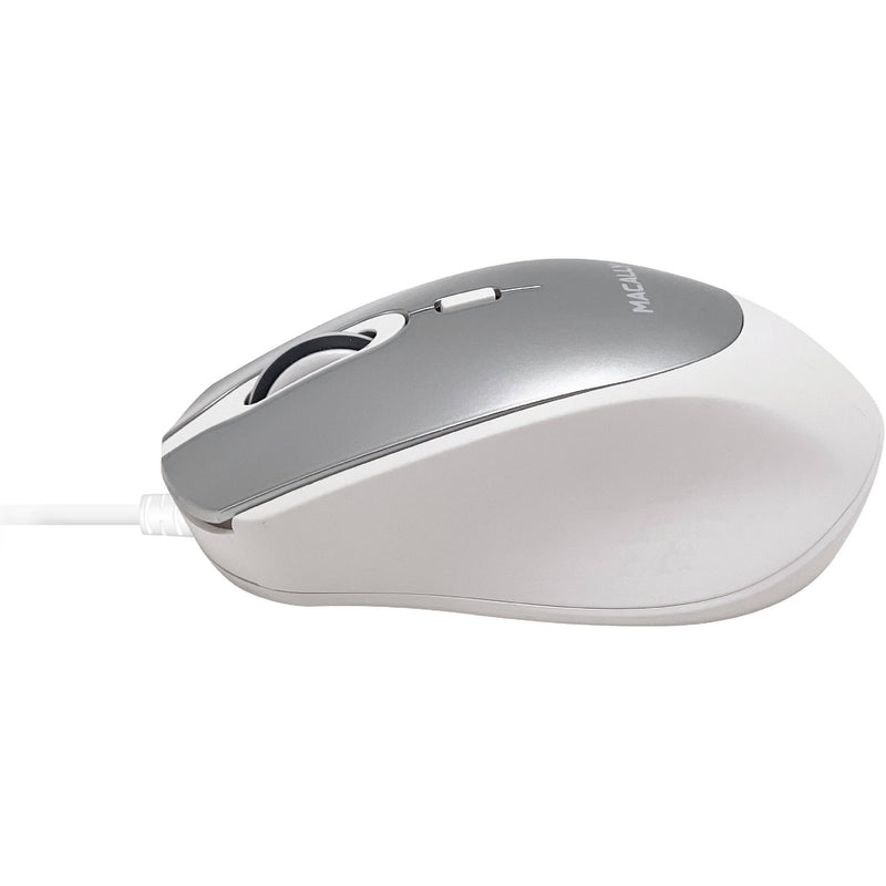 Macally USB-C Wired Mouse with Scroll (Aluminum)