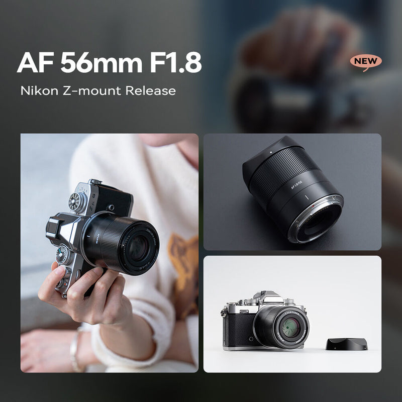 TTArtisan AF 56mm f/1.8 Lens (Nikon Z, Black)