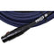 Pig Hog Vintage Series Woven XLR Microphone Cable (Black & Blue, 20')