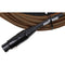 Pig Hog Vintage Series Woven XLR Microphone Cable (Black & Orange, 20')