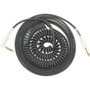 Pig Hog Vintage Half-Coiled Instrument Cable (30', Gray)