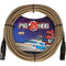 Pig Hog Vintage Series Woven XLR Microphone Cable (Tuscan Brown, 20')