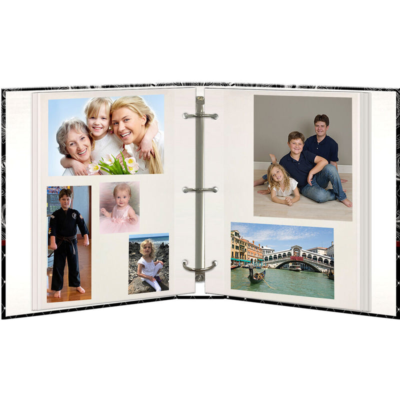 Pioneer Photo Albums Magnetic O-Ring Album (Pewter Etchings)