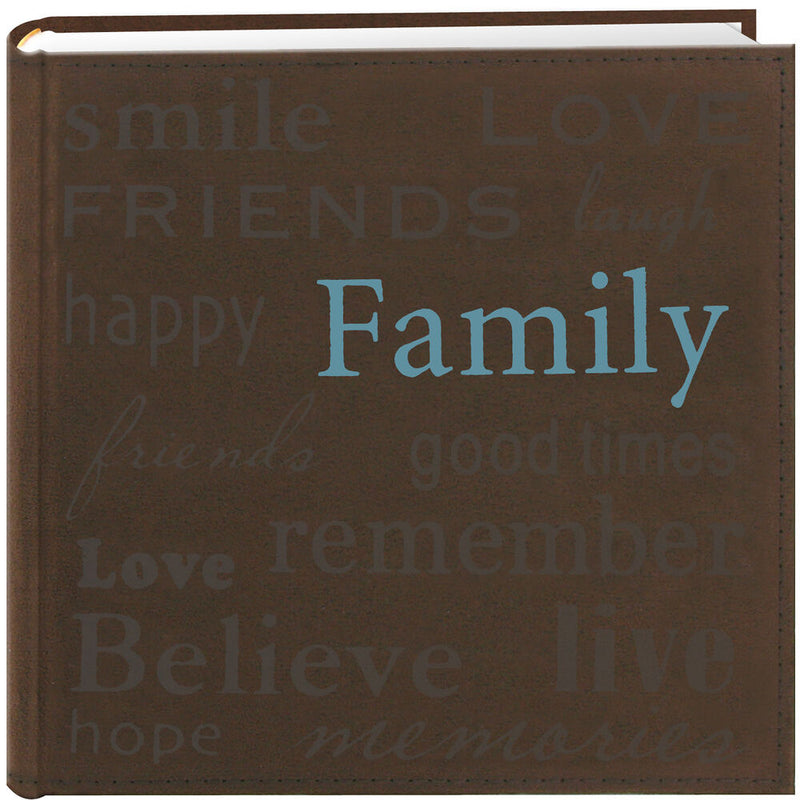 Pioneer Photo Albums Faux Suede Album (Family Graphic)