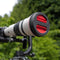 Bioluminous Front Lens Cap for Canon EF 500mm f/4.5 (Red and Black)