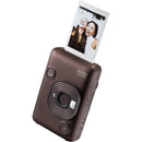FUJIFILM instax mini LiPlay Hybrid Instant Camera with Accessories Kit (Deep Bronze, 10 Exposures)