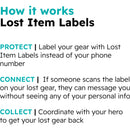 SeQR Contact Lost Item Labels (6-Pack)