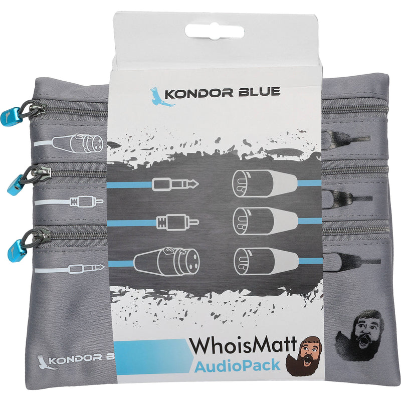 Kondor Blue WhoisMatt Audio Pack of 3 Cables
