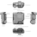 SmallRig Camera Cage for Nikon Z6 III with MB-N14 Vertical Grip