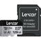 Lexar 128GB Professional SILVER PLUS UHS-I microSDXC Memory Card with SD Adapter