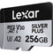 Lexar 256GB Professional SILVER PLUS UHS-I microSDXC Memory Card with SD Adapter