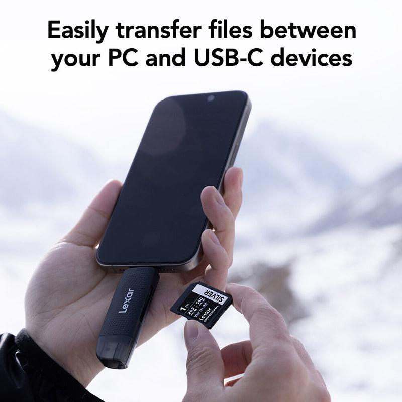 Lexar Dual-Slot USB-A/C Card Reader