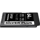 Lexar 64GB Professional SILVER PLUS UHS-I SDXC Memory Card