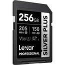 Lexar 256GB Professional SILVER PLUS UHS-I SDXC Memory Card